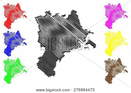 Lucerne (cantons Of Switzerland, Swiss Cantons, Swiss Confederation) Map Vector Illustration, Scribb