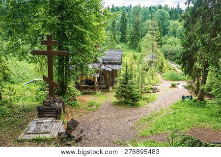 Holy Spring Of St. Irinarkh The Recluse, Borisoglebsky District, Russia.