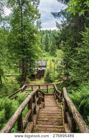 Holy Spring Of St. Irinarkh The Recluse, Borisoglebsky District, Russia.
