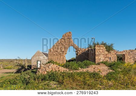 Nieuwoudtsville, South Africa, August 28, 2018: An Historic Ruin At Matjiesfontein Farm In The North