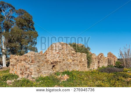 An Historic Ruin At Matjiesfontein Farm In The Northern Cape Province Of South Africa