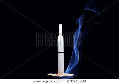 Electronic Smoke Device Dark Background Nobody  Studio