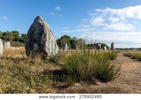 The Megalithic Site Of Carnac (morbihan, France)