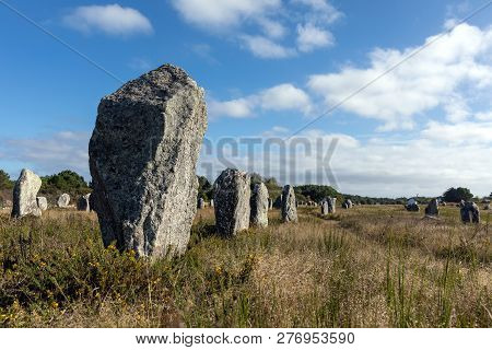 The Megalithic Site Of Carnac (morbihan, France)