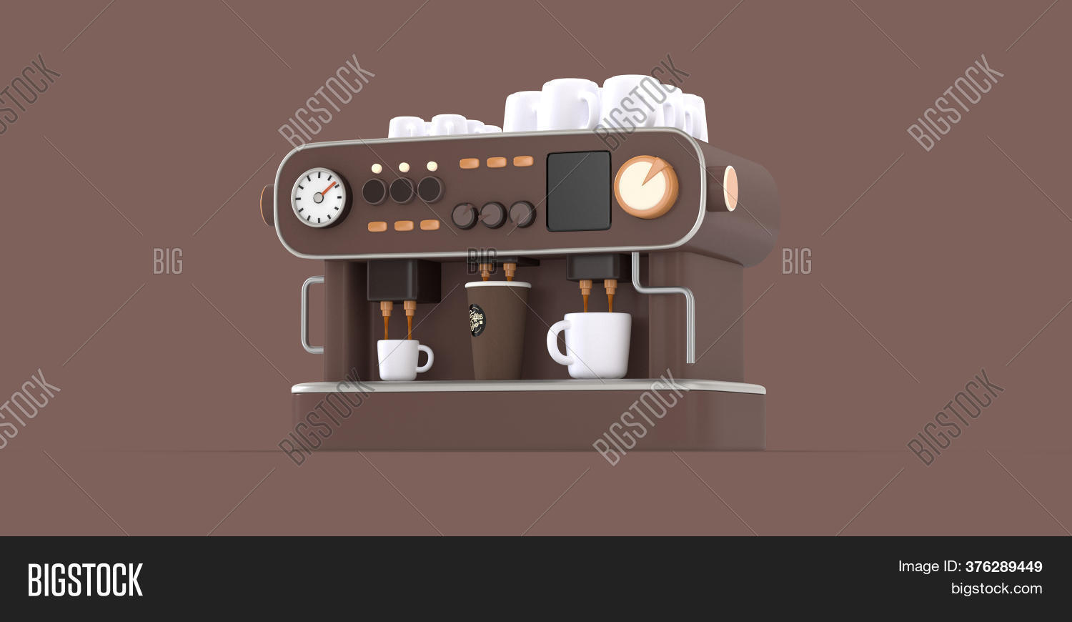 Coffee Shop 3D Render Image & Photo (Free Trial) | Bigstock