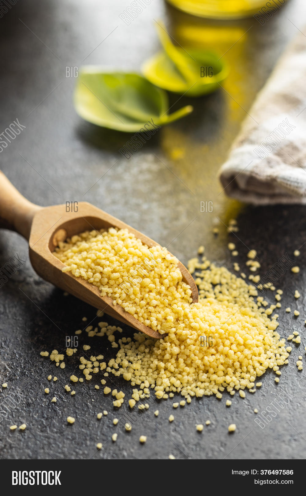 Dry Yellow Couscous Image & Photo (Free Trial) Bigstock