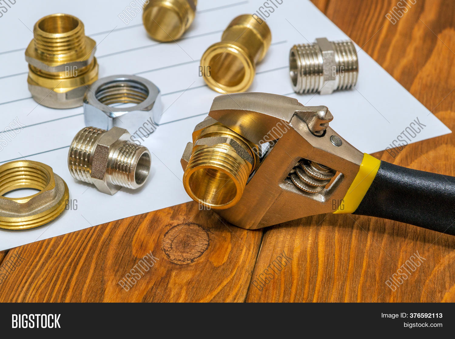 Plumbing Brass Image & Photo (Free Trial) Bigstock