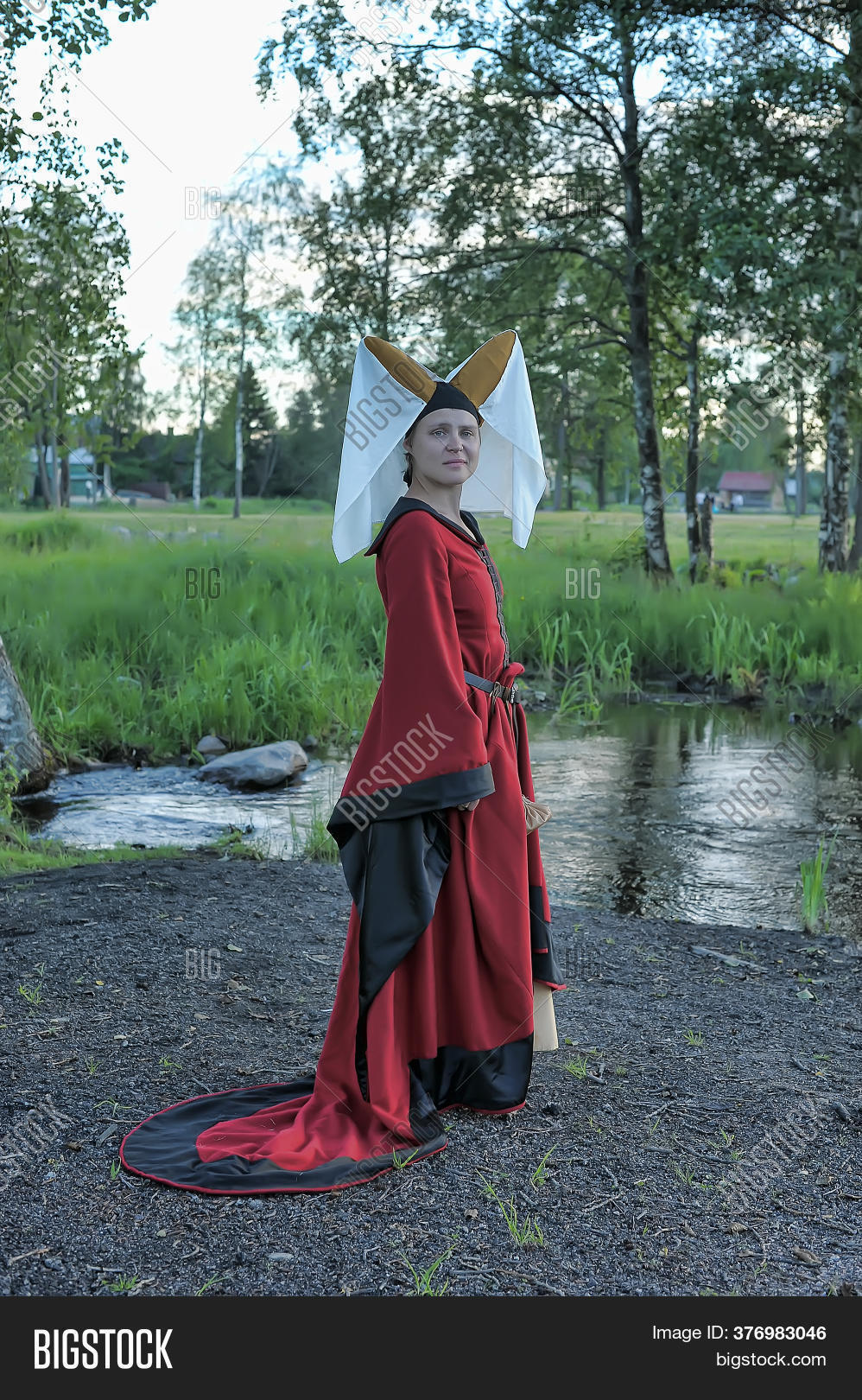 Woman Medieval Costume Image & Photo (Free Trial) | Bigstock