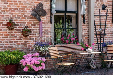 Old Dutch Houses In Little Ancient Town With Big History Buren, Gelderland, Netherlands