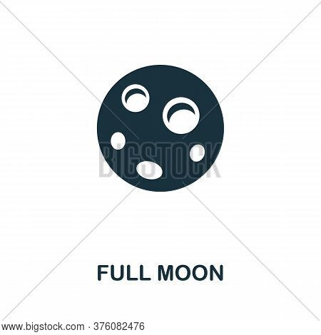 Full Moon Icon Vector Photo Free Trial Bigstock