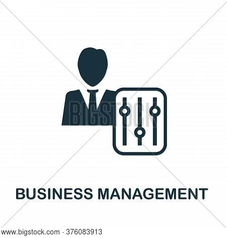 Business Management Icon. Simple Element From Business Management Collection. Creative Business Mana