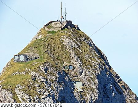 Alpine Peak Of Esel In The Swiss Mountain Range Of Pilatus And In The Emmental Alps, Alpnach - Canto
