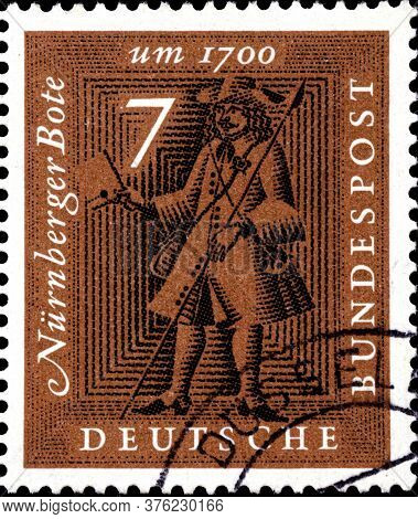 02.11.2020 Divnoe Stavropol Territory Russia Germany Postage Stamp 1961 The Letter During Five Centu