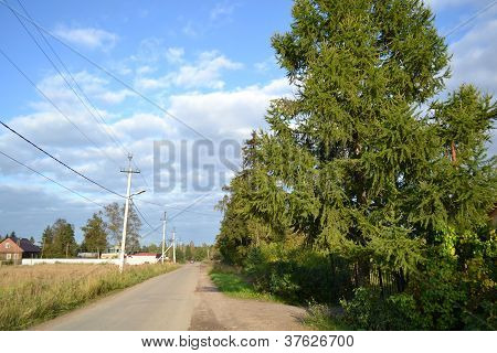 Straat van de Russische buiten