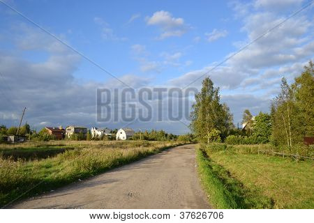 Straat van de Russische buiten
