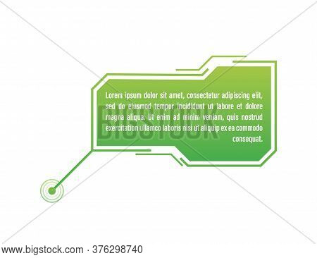 Hud Futuristic Style Callout Titles. Futuristic Callout Bar Labels. Vector Stock Illustration