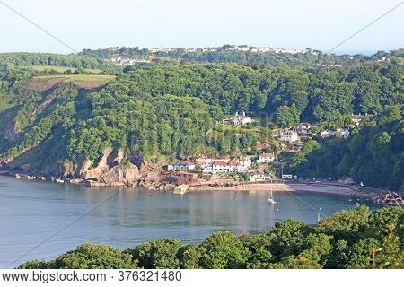 Babbacombe Bay And Village In Torquay, Devon