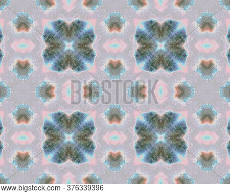 Ikat Rhombus Print. Santorini Pattern Original. Ikat Rhombus Print. Ethnic Embroidery. Luxurious Lac