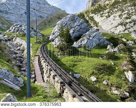 Pilatus Railway - The Steepest Cogwheel Railway In The World (zahnradbahn Alpnachstad - Pilatus Kulm