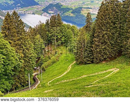Pilatus Railway - The Steepest Cogwheel Railway In The World (zahnradbahn Alpnachstad - Pilatus Kulm