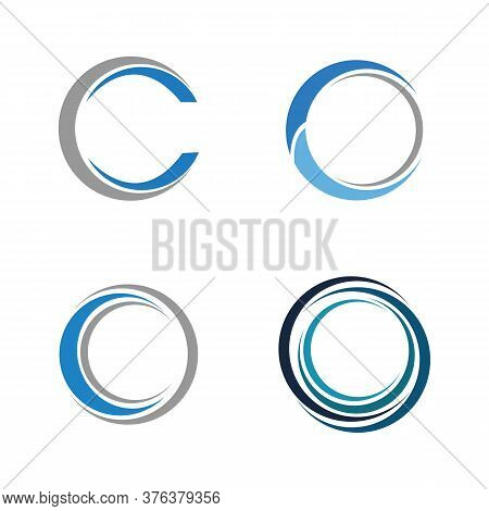 Circle Logo  Icon Illustration Design Template - Vector