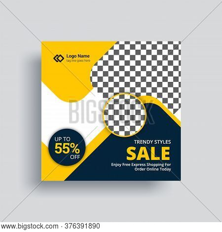 Digital Marketing Social Media Post Template Square Flyer Template
