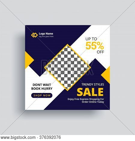 Digital Marketing Social Media Post Template Square Flyer Template