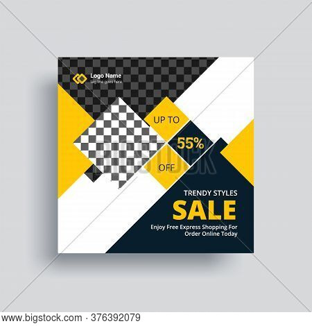 Digital Marketing Social Media Post Template Square Flyer Template