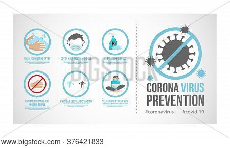 Coronavirus Prevention Infographics Template