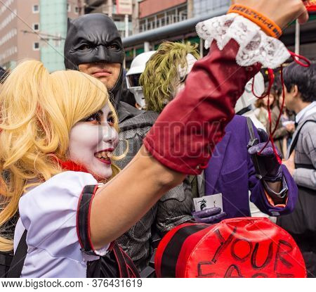 Nipponbashi Street Festa Cosplay Festival In Osaka, Japan
