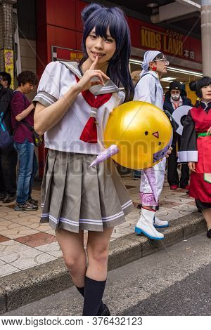 Nipponbashi Street Festa Cosplay Festival In Osaka, Japan
