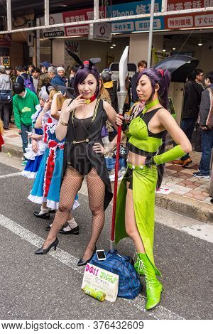 Nipponbashi Street Festa Cosplay Festival In Osaka, Japan