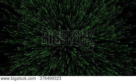 Star Pattern Dynamic Lines . Abstract Background. 3d Rendering.