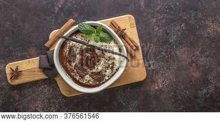 Phirni Is A Delicious, Sweet Rice Indian Dessert. It Is Made During Festivals Like Diwali, Raksha Ba