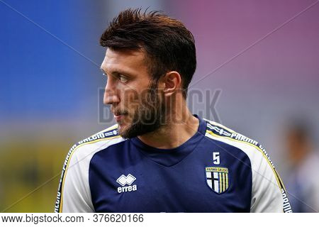 Milano, (italy). 15th July 2020. Italian Serie A. Ac Milan Vs Parma Calcio . Vasco Regini Of Parma C