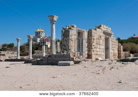 Basilica dei secoli Vi-x, Crimea, Ucraina