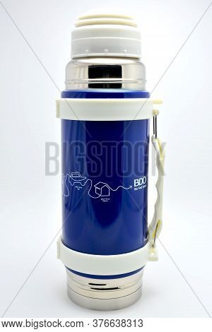 Quezon City, Ph - July 8 - Bdo Bank Thermal Tumbler On July 8, 2020 In Quezon City, Philippines.