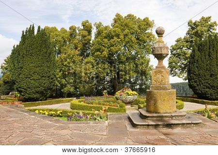 A View In Mont Sainte-odile Abbey In France