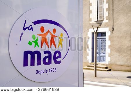 Bordeaux , Aquitaine / France - 07 07 2020 : Mae Logo Sign Office Of French Insurance For Teacher In