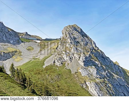 Alpine Peak Of Esel In The Swiss Mountain Range Of Pilatus And In The Emmental Alps, Alpnach - Canto