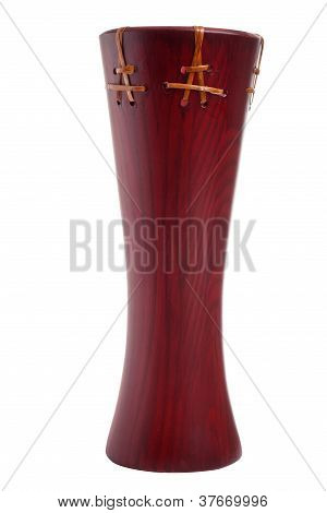 Træ vase
