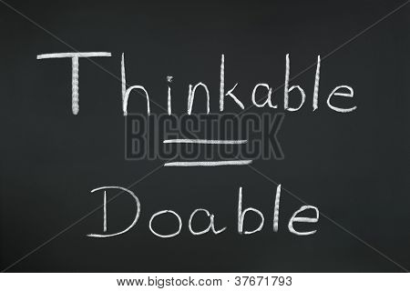 Conceito de pensamento positivo