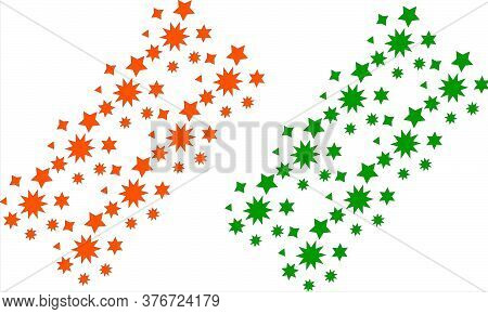 Graphical Design On Seamless Pattern With Colorful Blocks.