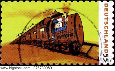 02 09 2020 Divnoe Stavropol Territory Russia The Postage Stamp Germany 2010 Art - Paintings By Udo L