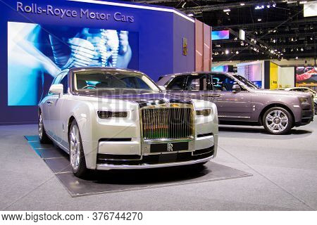 Bangkok Thailand :- July 16,2020 :- Rolls-royce Car Show At At  Exhibition Bangkok International Mor