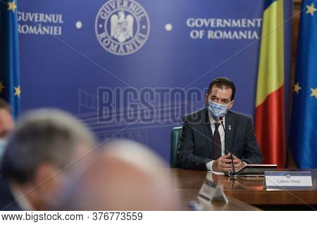 Bucharest / Romania - July 16, 2020: Ludovic Orban, The Prime Minister Of Romania, Presides Over The