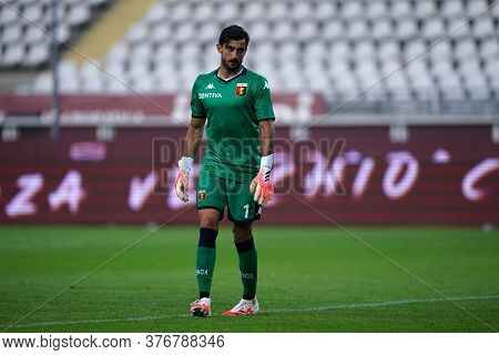 Torino, (italy). 16th July 2020. Italian Football Serie A. Torino Fc Vs Genoa Cfc. Mattia Perin Of G