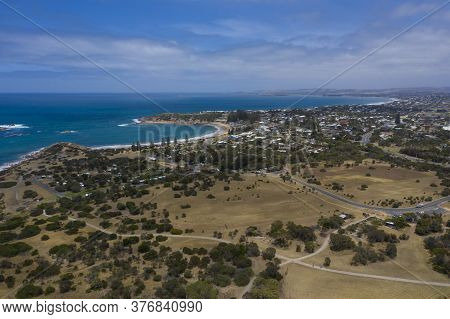 Aerial View Of The Great Australian Bight In Regional South Australia