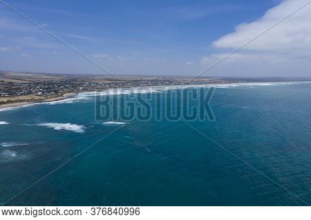 Aerial View Of The Great Australian Bight In Regional South Australia