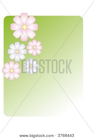 Abstrakt blomst baggrund.